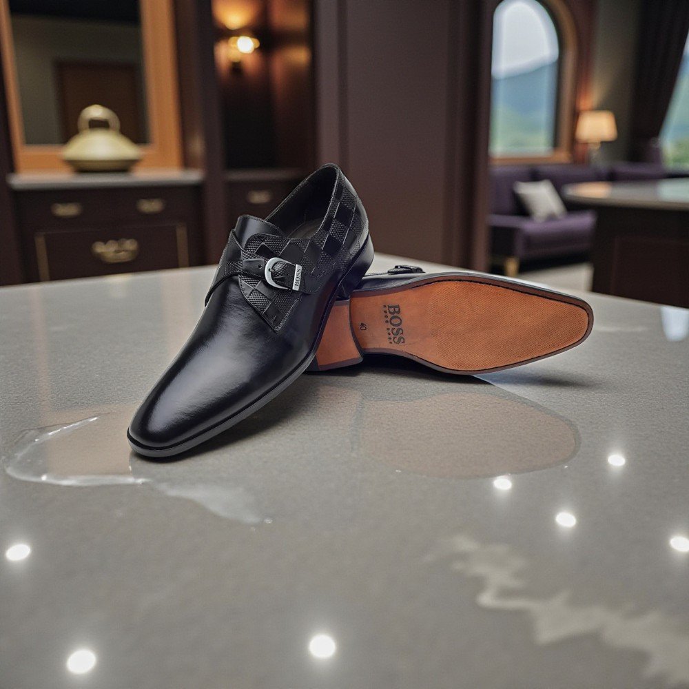 Monk Strap HB Aiken Preto