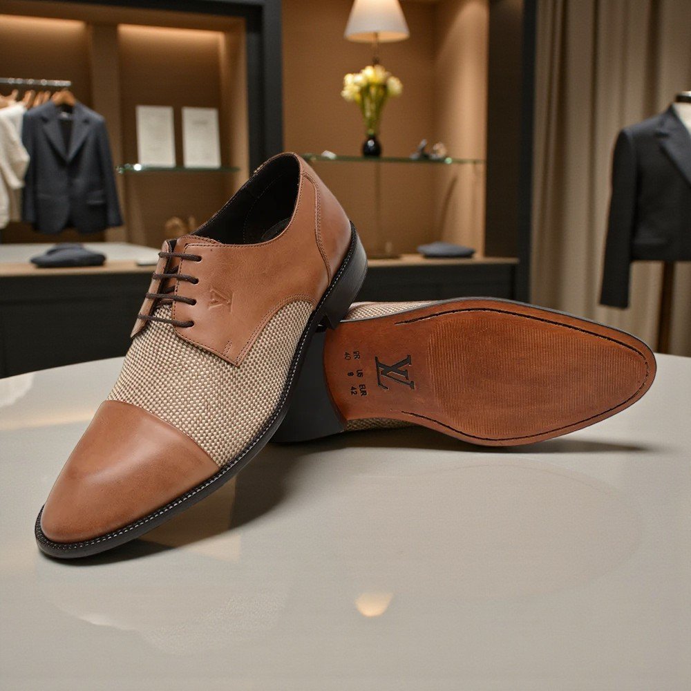 Sapato Social LV Foster Tan