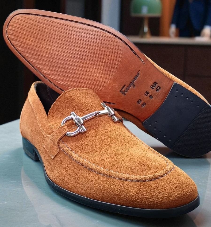 Loafer FG Corbin Camurça Ferrugem