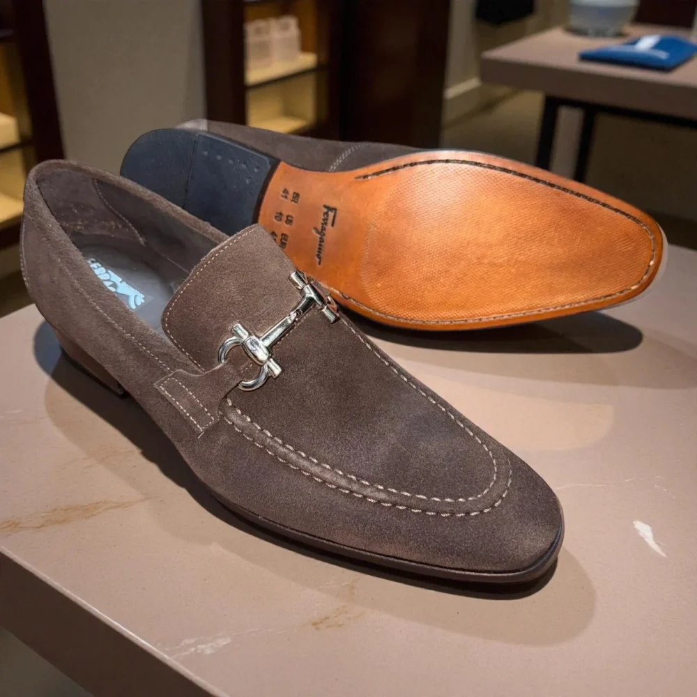 Loafer FG Corbin Camurça Café