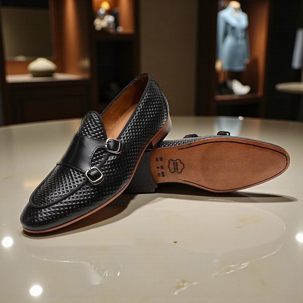 Monk Strap GG Ato Preto
