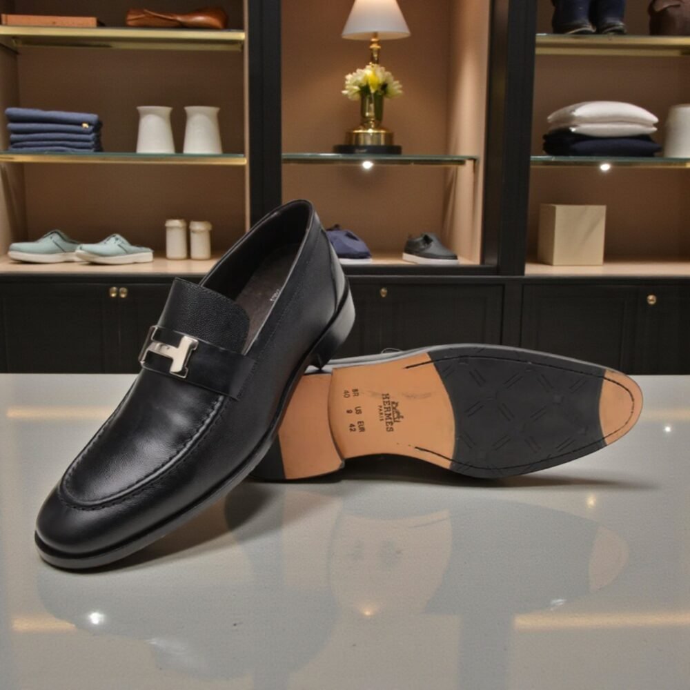 Loafer Hermes Bulle Preto