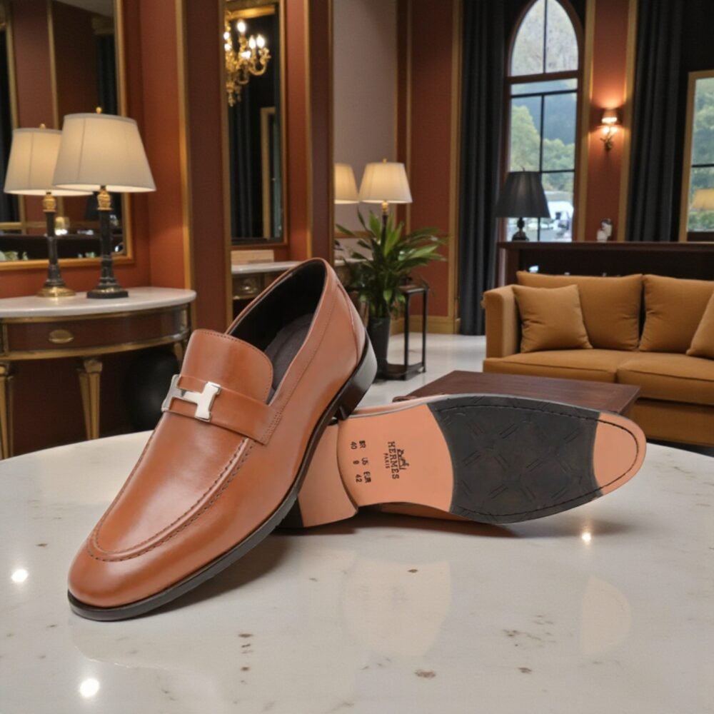 Loafer Hermes Bulle Caramelo