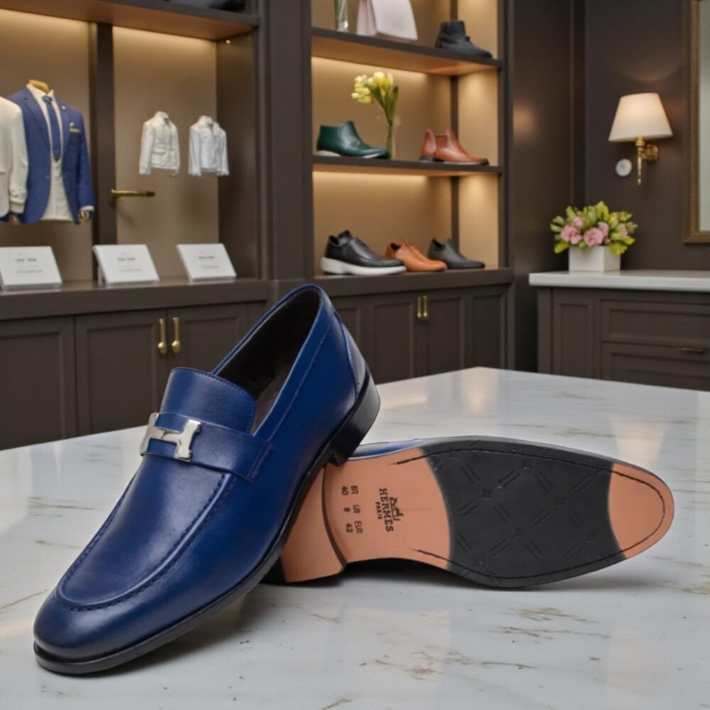 Loafer Hermes Bulle Blue