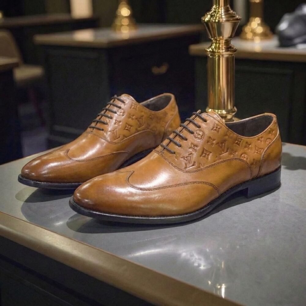 Sapato Social LV Prestige Noir Whisky